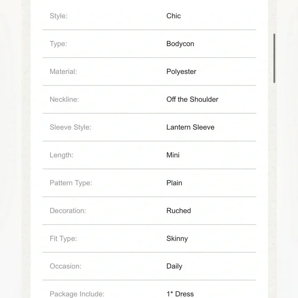 Olivia Mark – Lantern Sleeve Ruched Off Shoulder Bodycon Dress - Picture 14 of 15